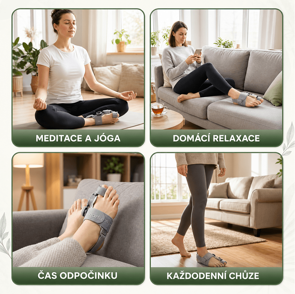 Použití korektoru hallux valgus
